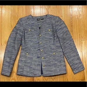 Karl Lagerfeld Paris Tweed Blazer